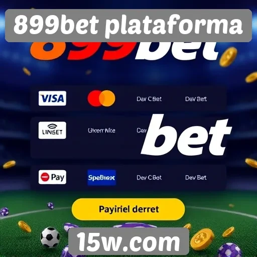 Opções de pagamento disponíveis no 899bet